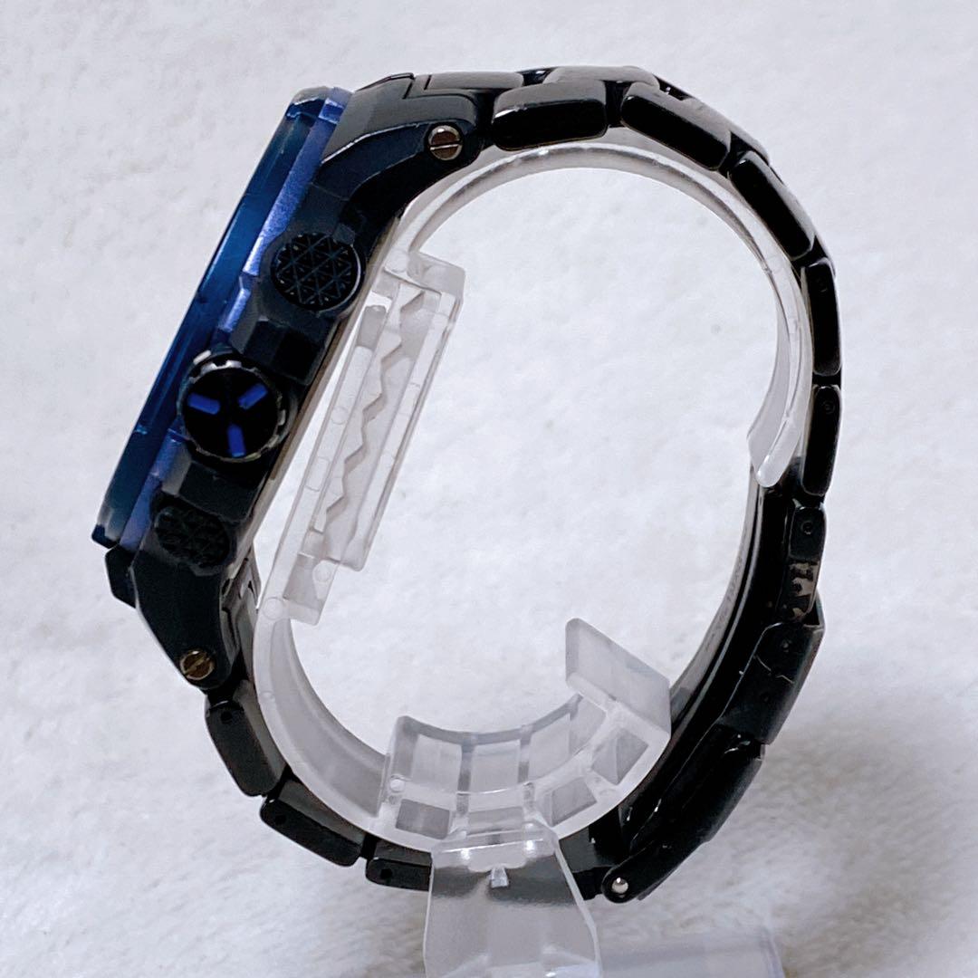 Casio PROTREK PRW-6000SYT-1JF Titanium Watch with Black/Blue Dial and Extra Metal Band — Japan Import