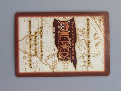 Used Monkey D. Luffy Carddass Hyper Battle Card C35 Initial Edition from One Piece series
