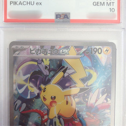 Pokemon Co. Pikachu Ex WCS23 2023 PSA10 graded card from World Championships commemorative deck Japan import