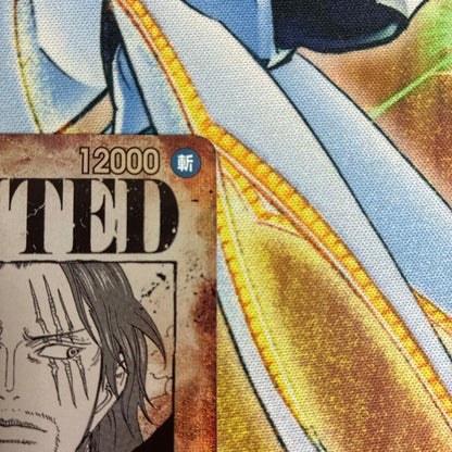 One Piece Shanks OP09-004 SR character card featuring Shanks with 12000 power, rare Japan import