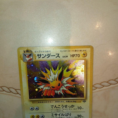 Bandai Thunder Spirits Second Expansion Pack Pokémon Jungle Old Edition card Japanese language unopened