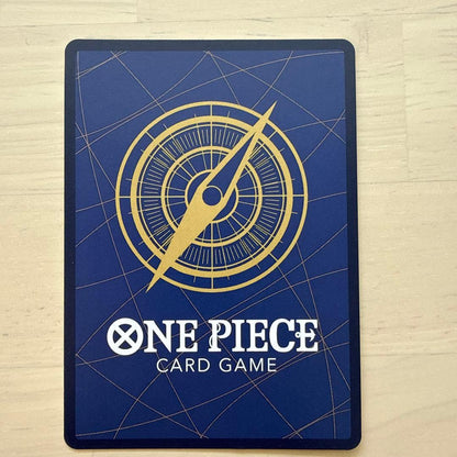 Sealed One Piece Card Game Monkey D. Luffy OP07 SR Japanese promo card in sleeve