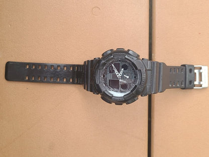 Casio G-Shock All Black Analog-Digital Watch GA-100 5081 — Japan Import