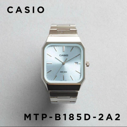 Casio MTP-B185D-2A2 Series Quartz Watch with Ice Blue Dial — Japan Import