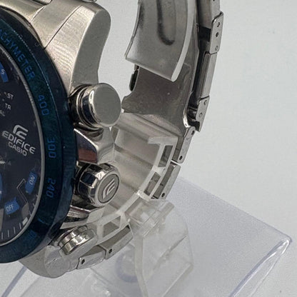 Casio Edifice EQB-900DB-2AJF Series Smartwatch with Bluetooth and Silver Blue Accents — Japan Import