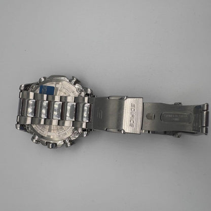 Casio Edifice EQB-900DB-2AJF Series Smartwatch with Bluetooth and Silver Blue Accents — Japan Import
