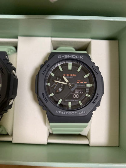 Casio G-Shock G-REINFORCED 5611 Christmas Limited Pair Set Mens Womens Watches — Japan Import