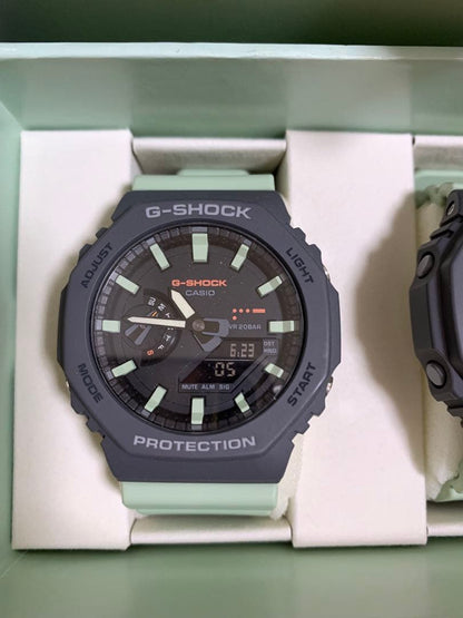 Casio G-Shock G-REINFORCED 5611 Christmas Limited Pair Set Mens Womens Watches — Japan Import