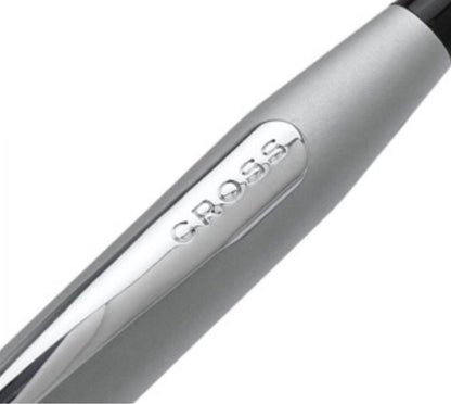 Cross Classic Century Brush No3570 Model - Silver Gray Slim Pen Japan Import