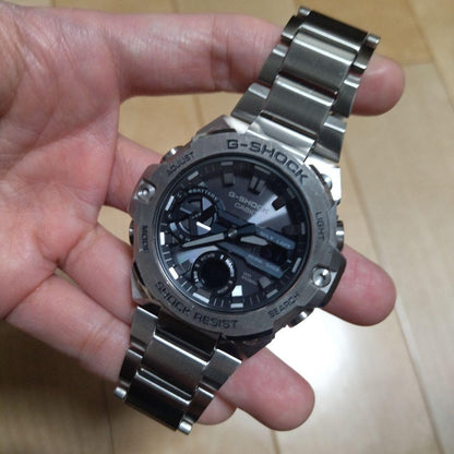 Casio G-Shock G-Steel GST-B400D-1AJF Watch with Metal Band — Japan Import