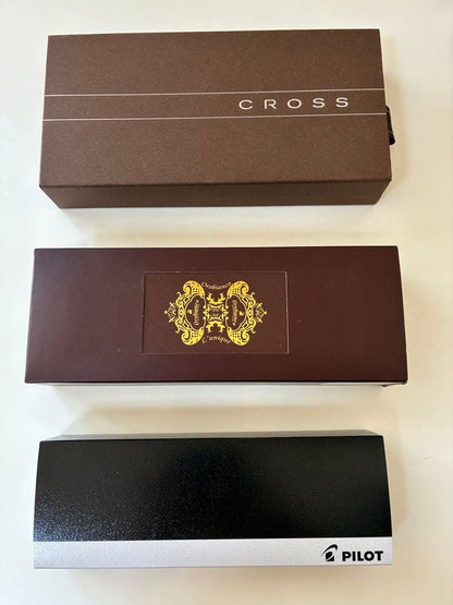 Orobianco Cross Pilot Ballpoint Pen 3-Piece Set