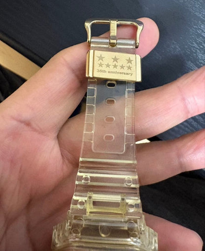 Casio G-Shock DW-5600 Limited Gold Skeleton Collaboration Watch