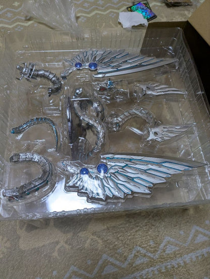 Art Works Monsters Cyber End Dragon figure from Japan import showing detailed design and packaging