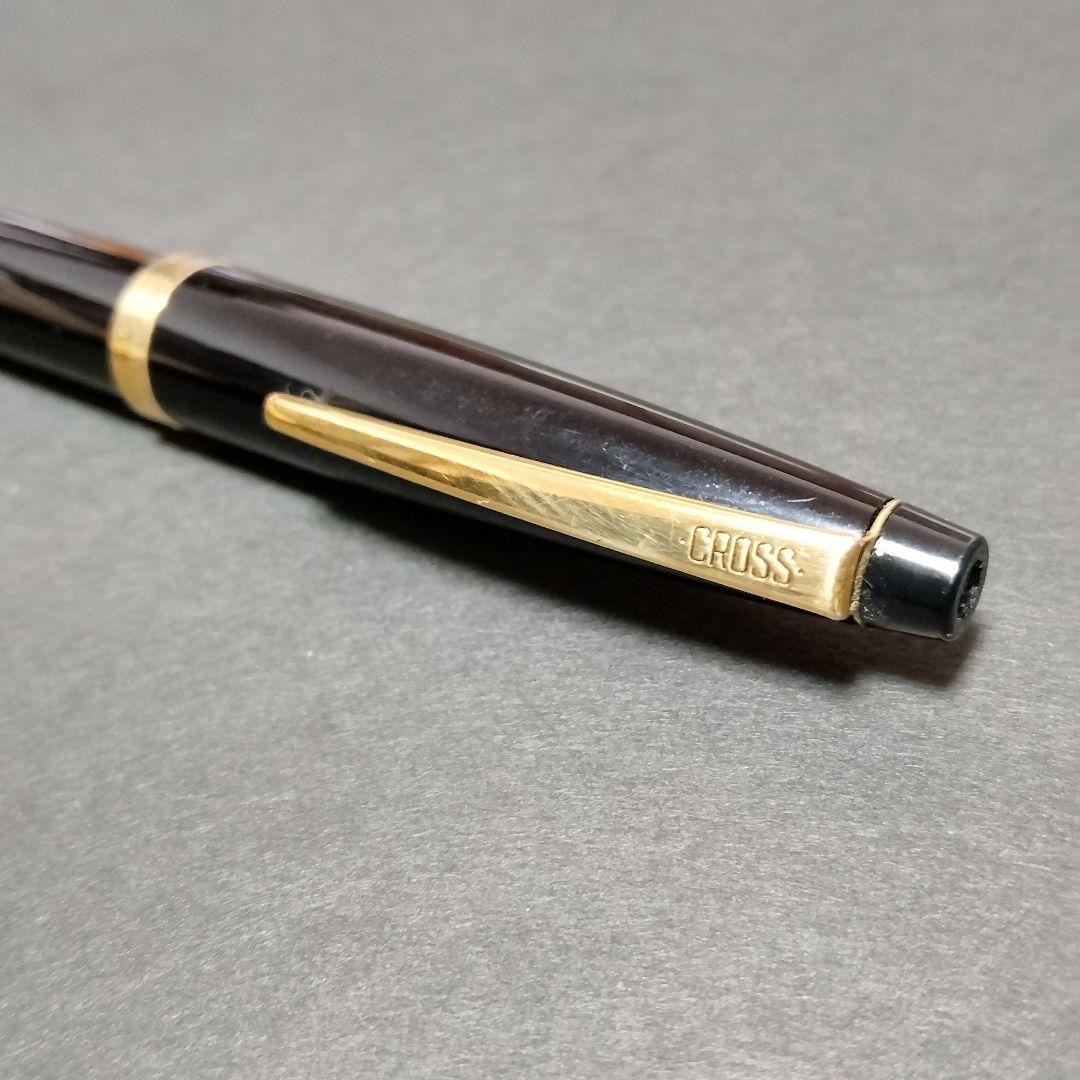 Cross Pen Twist Style Black and Gold Refillable Body Only Japan Import