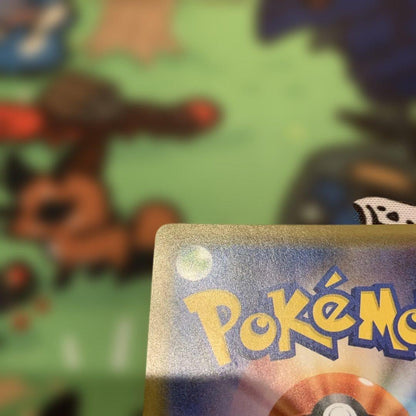 Darkrai GX SSR Pokemon trading card in used condition showing artwork and details