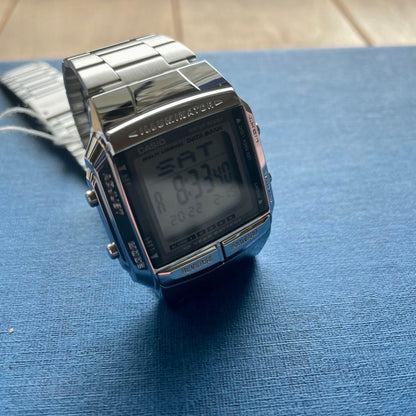 Casio Digital Watch 13-Language Support Stainless Data Bank — Japan Import