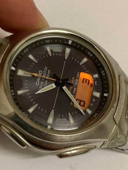 Casio Wave Ceptor Radio Wave Solar Men’s Watch — Japan Import