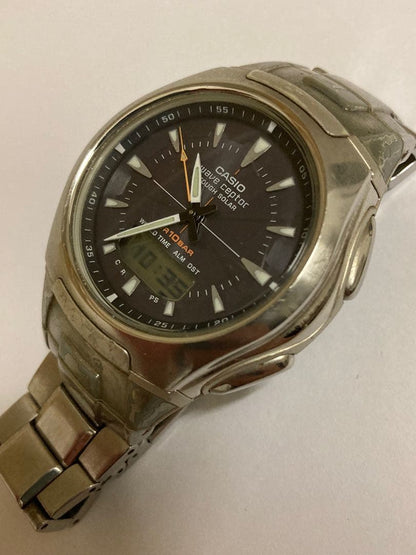 Casio Wave Ceptor Radio Wave Solar Men’s Watch — Japan Import