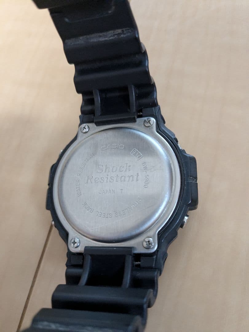 Casio G-Shock Digital Watch DW-5900 Early Overseas Model Rare 200M Water Resistant — Japan Import