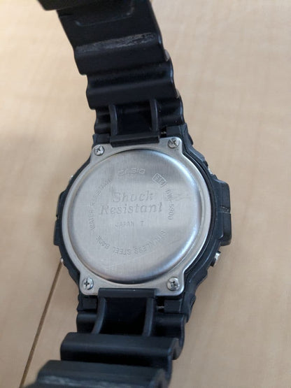 Casio G-Shock Digital Watch DW-5900 Early Overseas Model Rare 200M Water Resistant — Japan Import