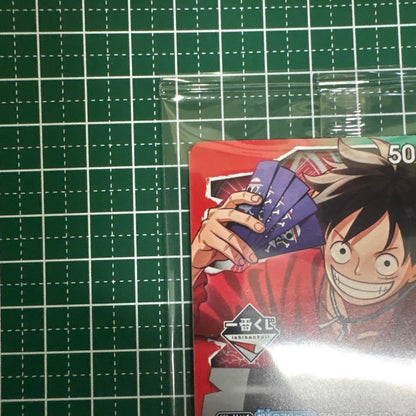 One Piece Monkey D. Luffy promotional lottery card from OP series, Japan import
