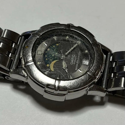 Casio Moon Phase Diver Watch Model with Battery Replaced