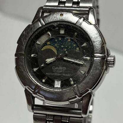 Casio Moon Phase Diver Watch Model with Battery Replaced
