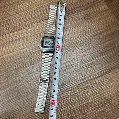 Casio A178W Digital Watch Silver Vintage Retro Display 10-Year Battery — Japan Import