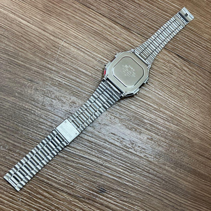 Casio A178W Digital Watch Silver Vintage Retro Display 10-Year Battery — Japan Import