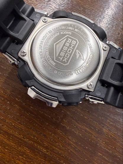 Casio G-Shock Metal Covered Series GM-700-1AJF Watch with Box and Manual