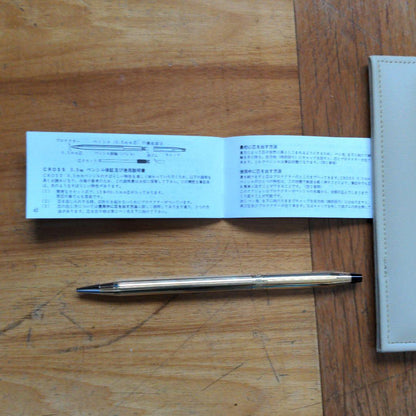 Cross Brand 90s American Made Mechanical Pencil 0.5mm with Box and Papers — Japan Import