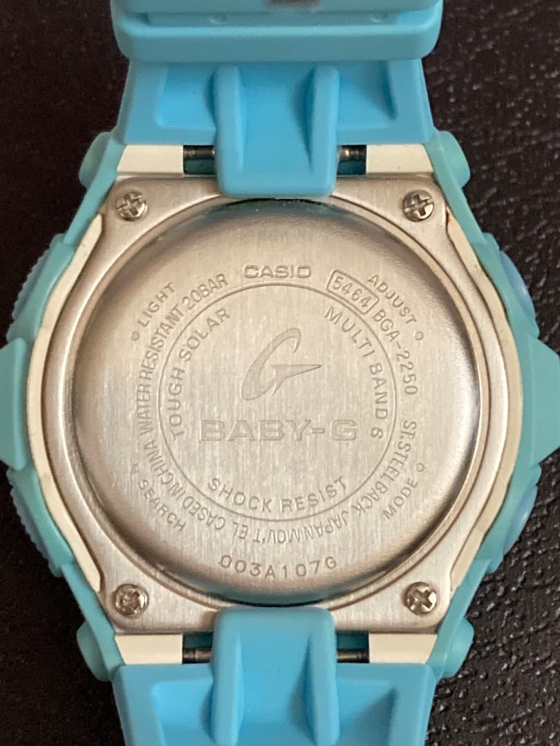 Casio Baby-G Multi Band 6 Tough Solar Water-Resistant Watch BGA-2250-2AJF — Japan Import