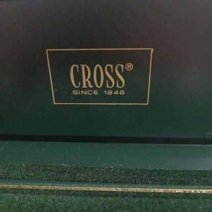 Cross Classic Century silver metal ballpoint pen with logo clip and included case