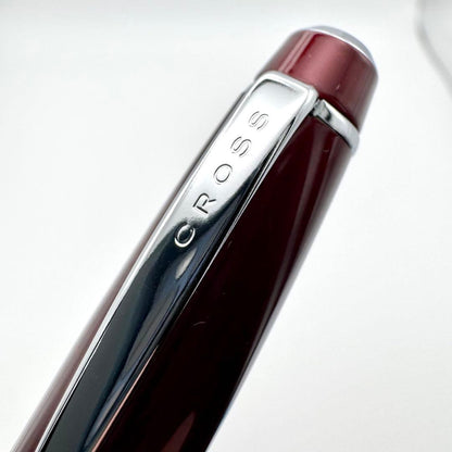 Cross Bailey Ballpoint Pen Burgundy Red Boxed High-End Gift