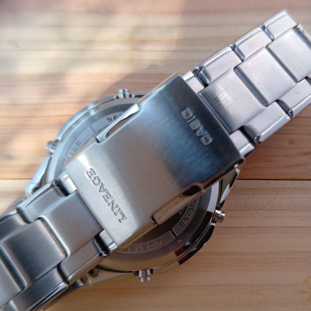 Casio Liniage Radio Wave Solar Watch SS — Japan Import