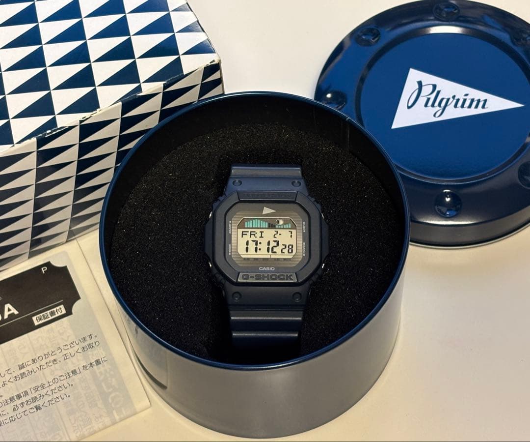 Casio G-Shock Custom Military Limited Edition Watch GLX-5600 Pilgrim Surf Supply Navy — Japan Import