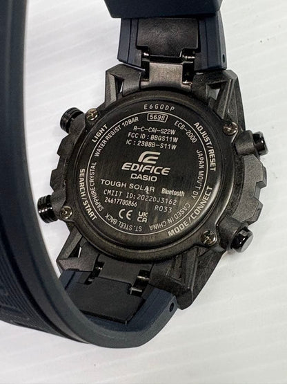 Casio Edifice ECB2000YNP Japanese Smartphone Link Tapsolar Watch