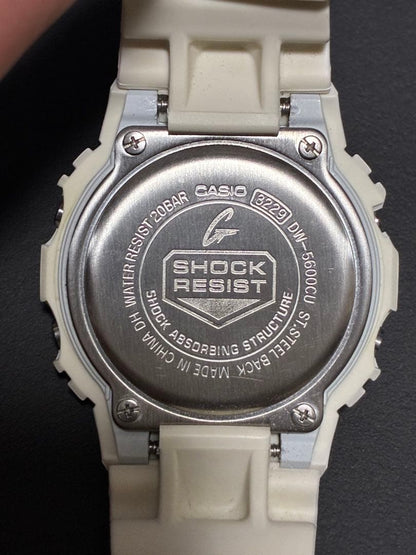 Casio G-Shock Digital Watch DW-5600-MW White Japan Import