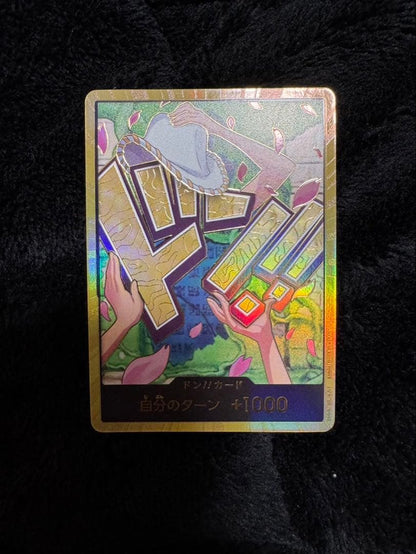 One Piece Nico Robin Kim Don collectible card from Japan, kept in protective sleeve with no visible damage