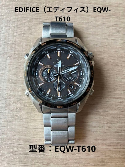 Casio Edifice EQW-T610 Watch with Solar Power and Radio Reception Japan Import