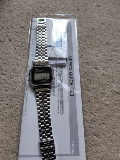 Casio F108 A159 Two-Piece Set Watches with Protective Films