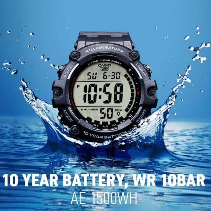 Casio Collection AE-1500WH-1AJF Men’s Digital Watch