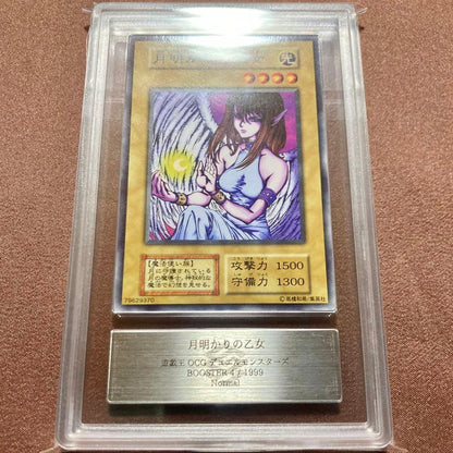 Yu-Gi-Oh! Maiden of the Moonlight Booster 4 1999 Japan Import with five ARS10+ rated cards in original case