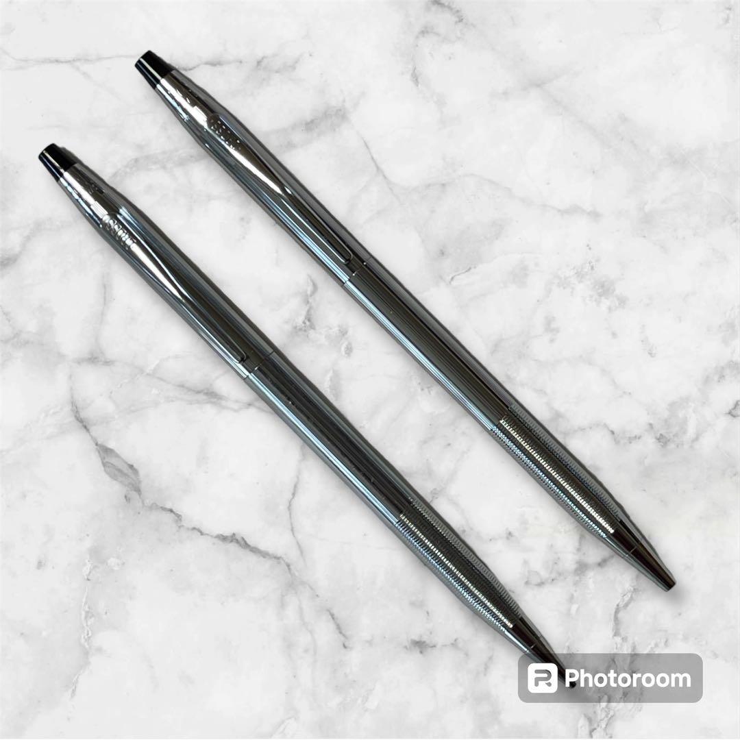 Sony Silver Mechanical and Ballpoint Pen Set with Box — Japan Import