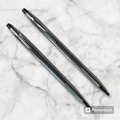 Sony Silver Mechanical and Ballpoint Pen Set with Box — Japan Import
