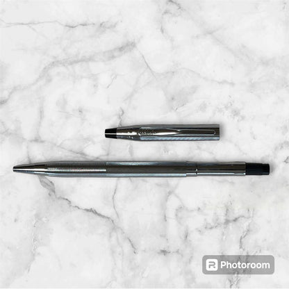 Sony Silver Mechanical and Ballpoint Pen Set with Box — Japan Import