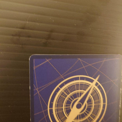 One Piece Monkey D. Luffy OP12 parallel promo trading card from Matching Battle series with white markings on the back