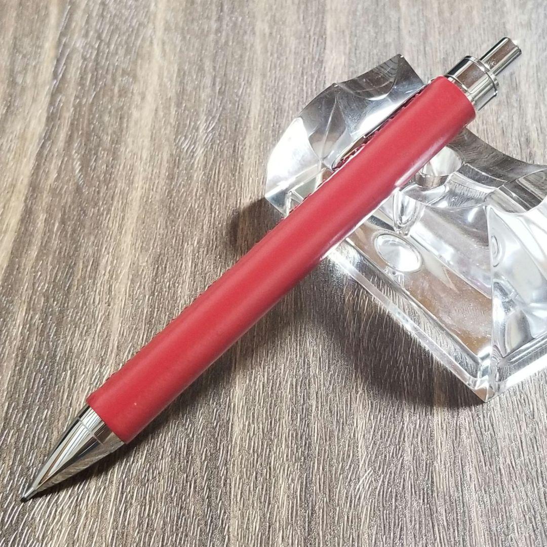 Katsumi Leather Mechanical Pencil 0.5mm Hand Sewn Cordovan Red – Japan Import