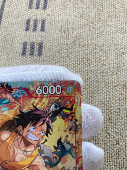 One Piece Monkey D. Luffy OP16-015 Super Rare card from OP16 series, Japan import