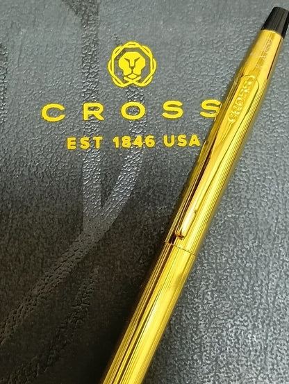 CROSS Classic Century Gold PVD Twist Ballpoint Pen with Box